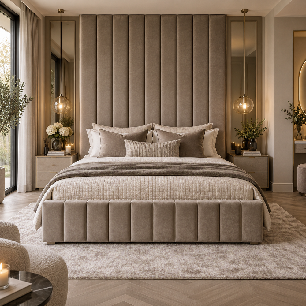 Wall Panel Statement Bed